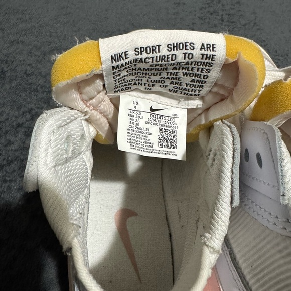 Nike W Blazer Mid 77 Jumbo  Women Casual Shoes White/Pink Oxford - Picture 12 of 15